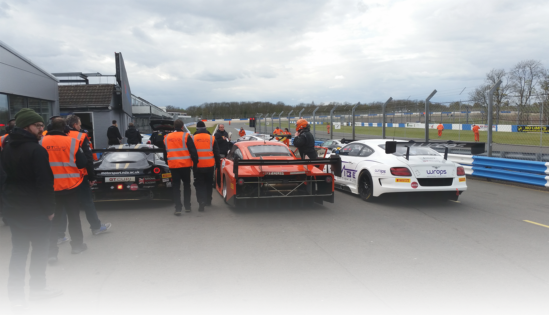 Racetrack Pit Stop Banner